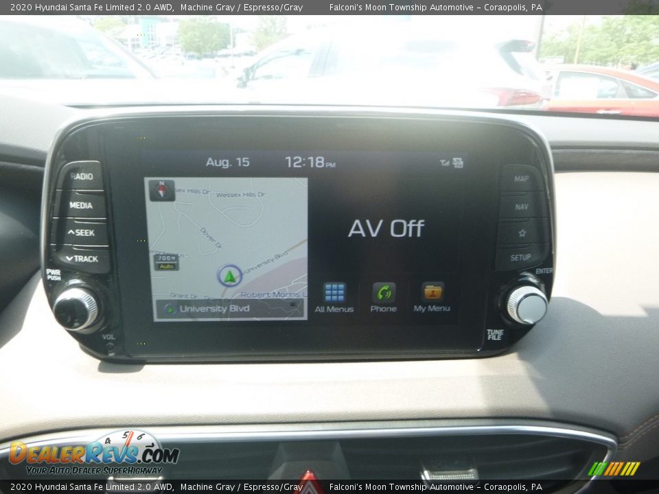Navigation of 2020 Hyundai Santa Fe Limited 2.0 AWD Photo #14