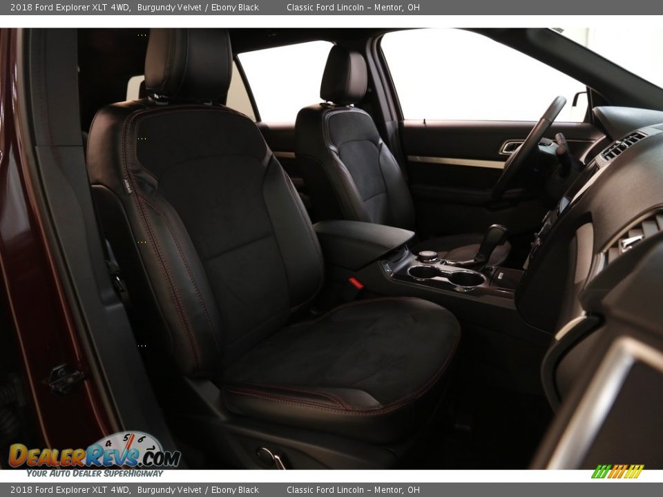 2018 Ford Explorer XLT 4WD Burgundy Velvet / Ebony Black Photo #18
