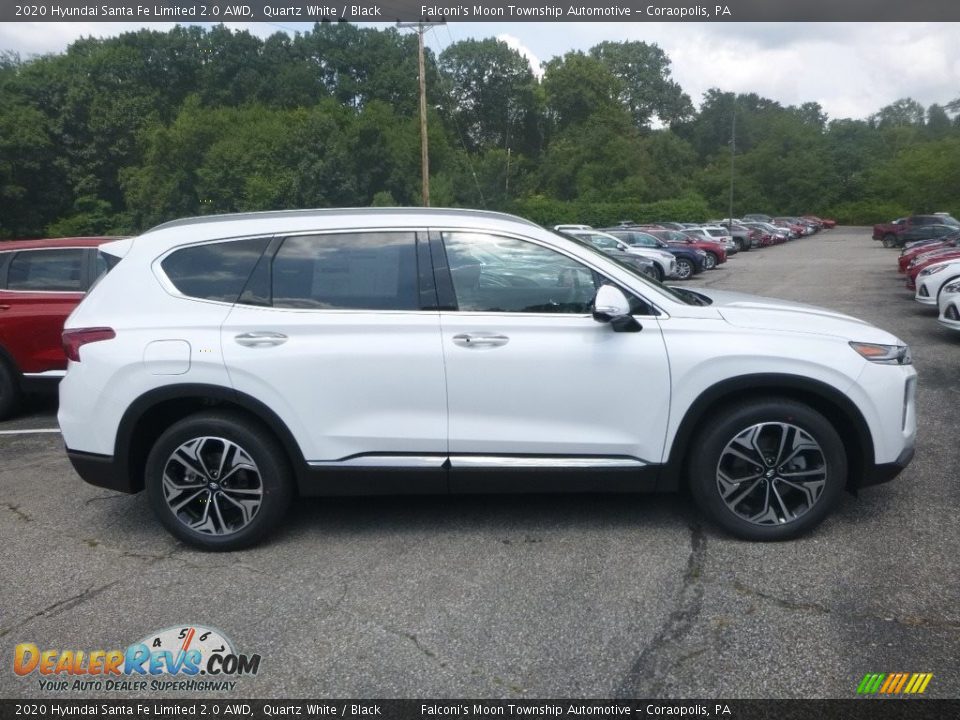 Quartz White 2020 Hyundai Santa Fe Limited 2.0 AWD Photo #1