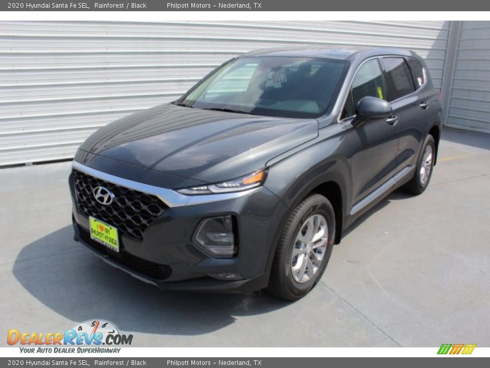 Front 3/4 View of 2020 Hyundai Santa Fe SEL Photo #4