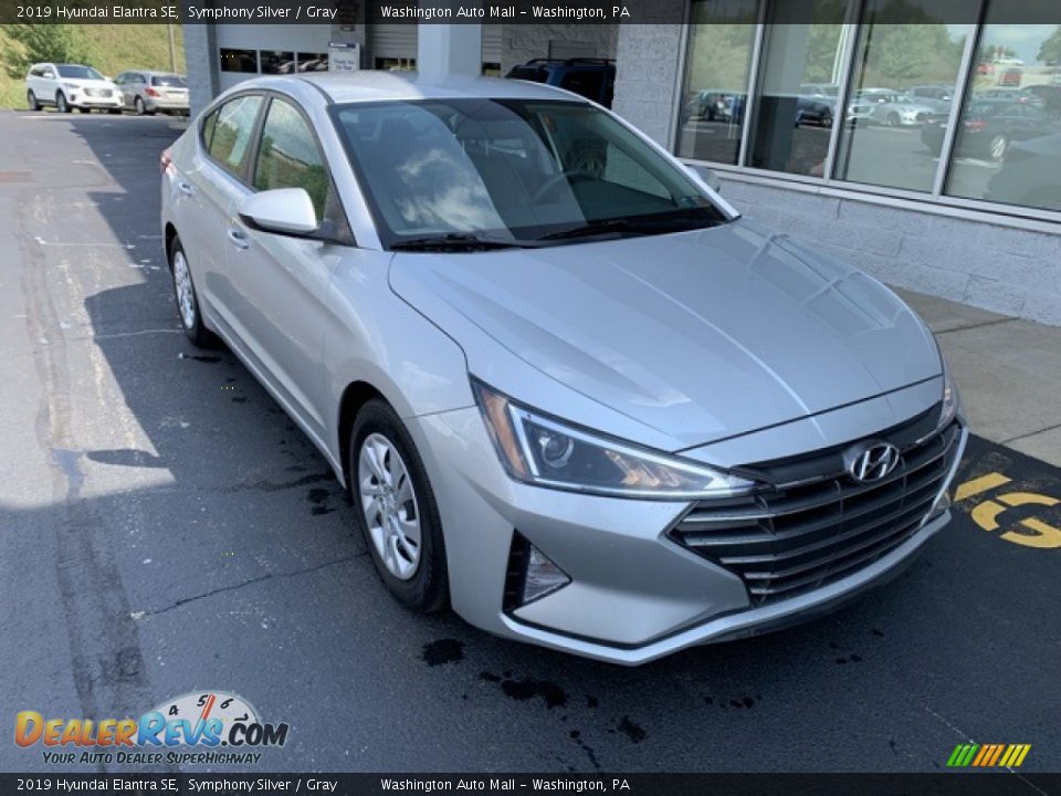 2019 Hyundai Elantra SE Symphony Silver / Gray Photo #2