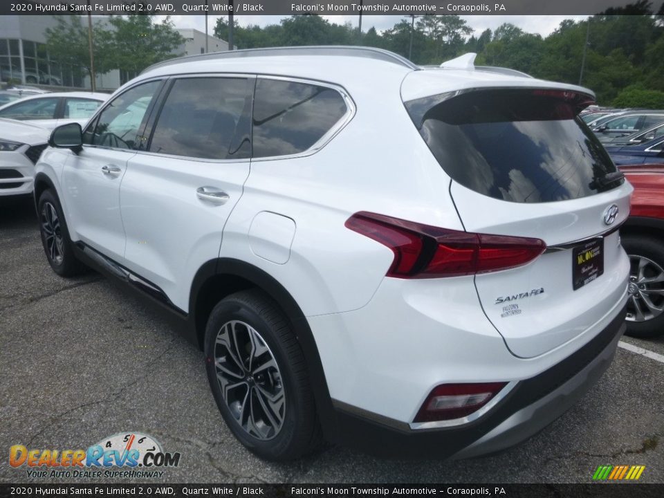 2020 Hyundai Santa Fe Limited 2.0 AWD Quartz White / Black Photo #3