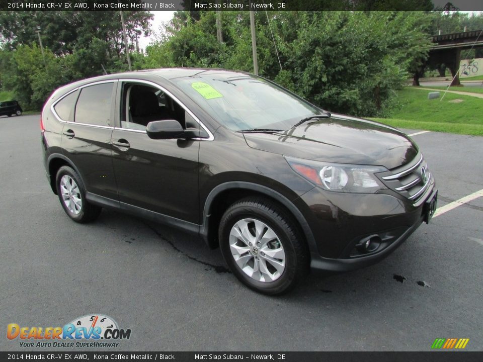 2014 Honda CR-V EX AWD Kona Coffee Metallic / Black Photo #4