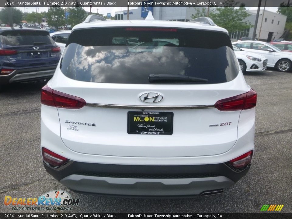 2020 Hyundai Santa Fe Limited 2.0 AWD Quartz White / Black Photo #4