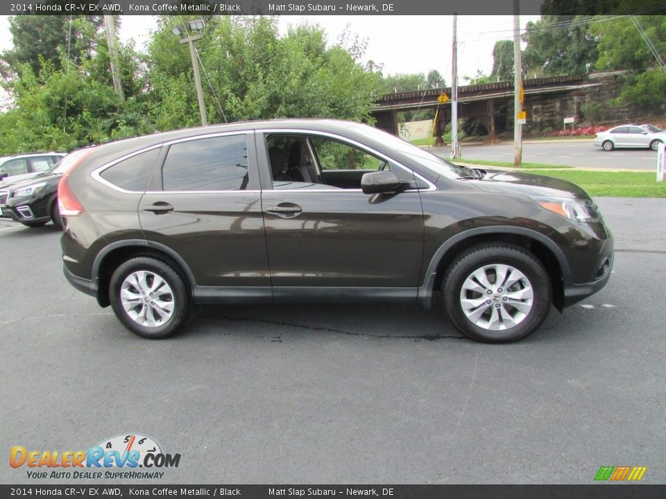2014 Honda CR-V EX AWD Kona Coffee Metallic / Black Photo #5