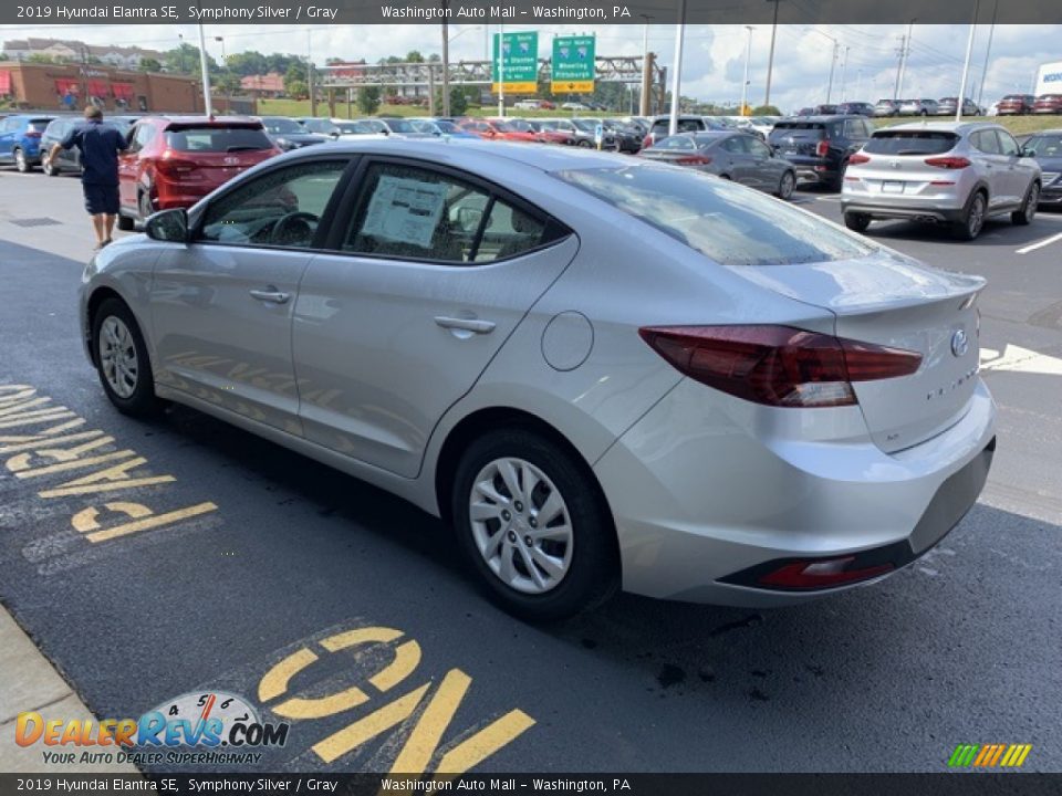 2019 Hyundai Elantra SE Symphony Silver / Gray Photo #6