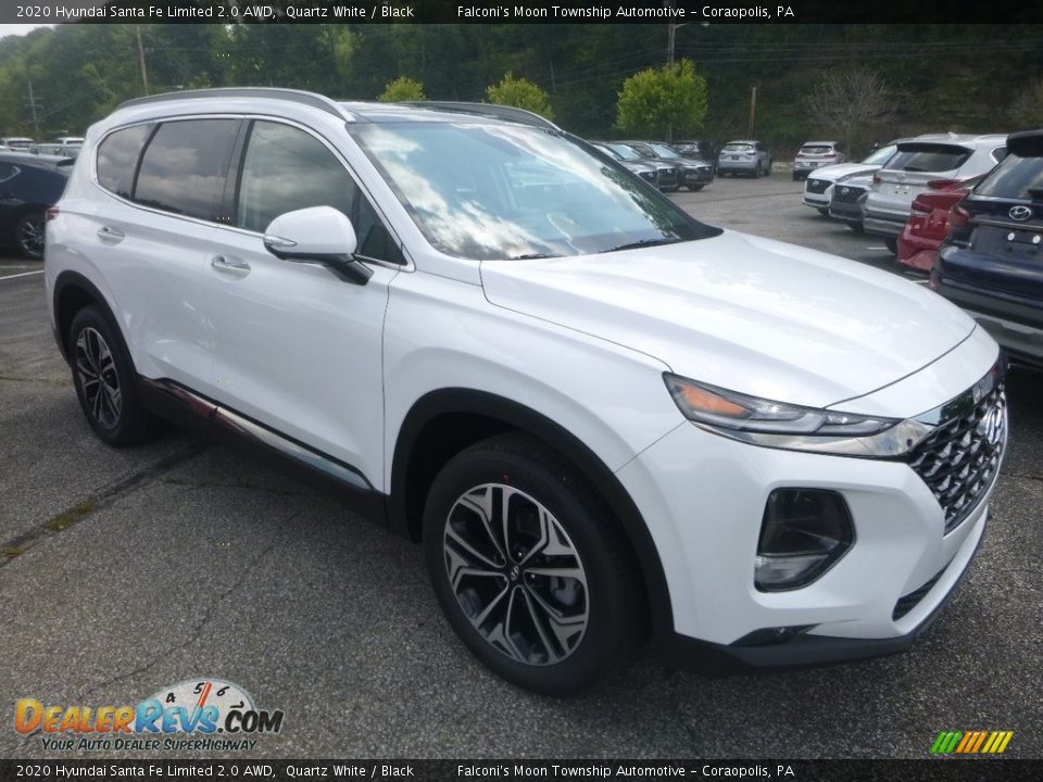 Quartz White 2020 Hyundai Santa Fe Limited 2.0 AWD Photo #6