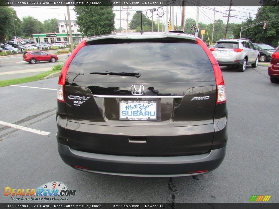 2014 Honda CR-V EX AWD Kona Coffee Metallic / Black Photo #7