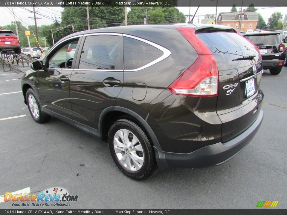 2014 Honda CR-V EX AWD Kona Coffee Metallic / Black Photo #8
