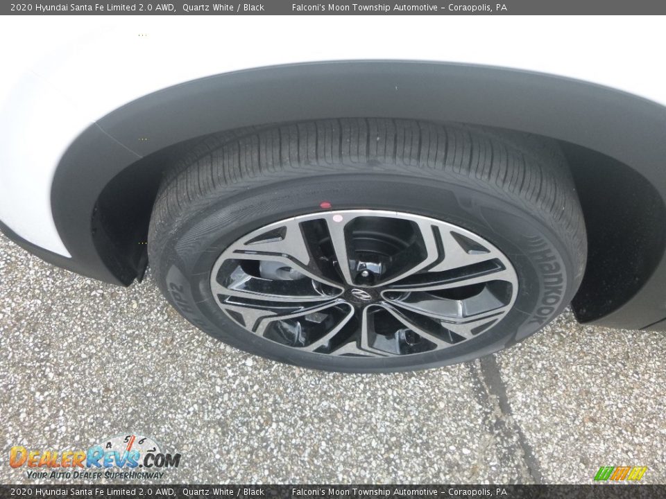 2020 Hyundai Santa Fe Limited 2.0 AWD Quartz White / Black Photo #7