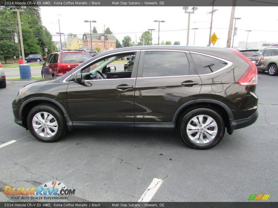 2014 Honda CR-V EX AWD Kona Coffee Metallic / Black Photo #9