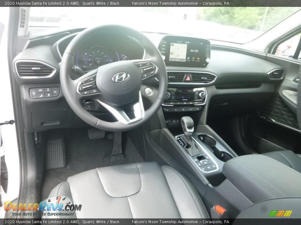Dashboard of 2020 Hyundai Santa Fe Limited 2.0 AWD Photo #10