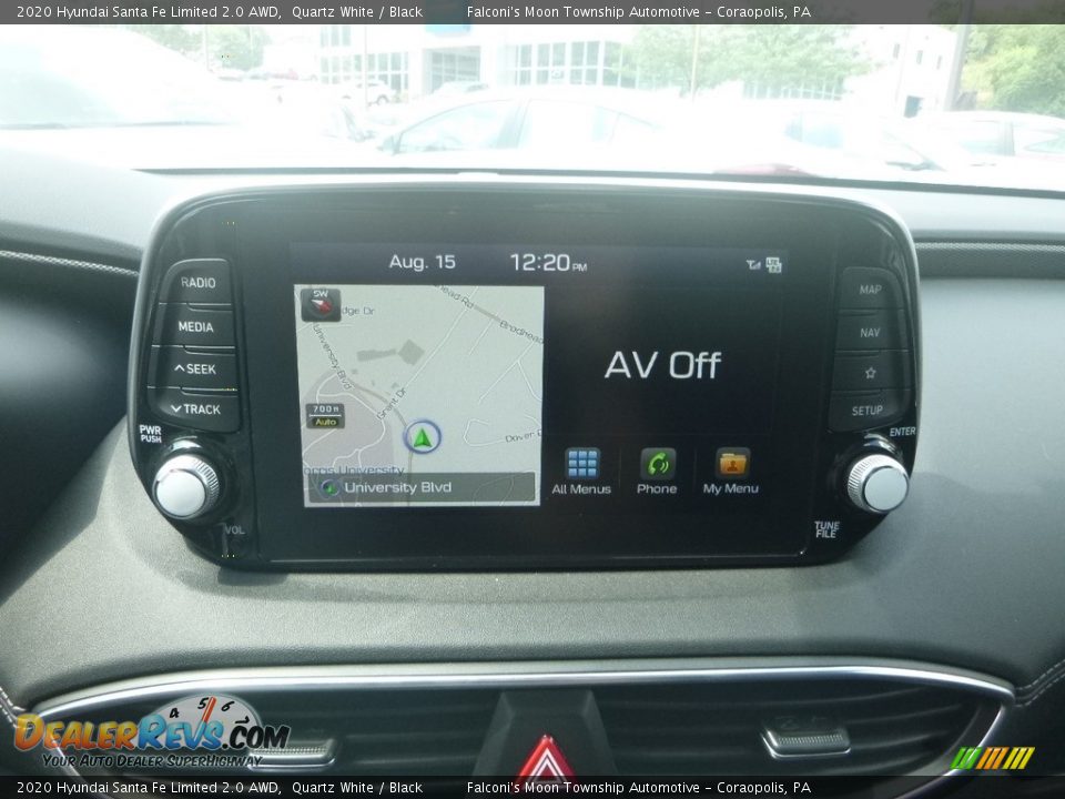 2020 Hyundai Santa Fe Limited 2.0 AWD Quartz White / Black Photo #14