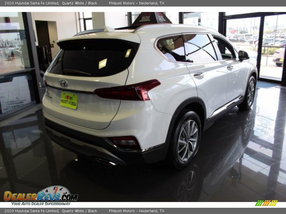 2020 Hyundai Santa Fe Limited Quartz White / Black Photo #8
