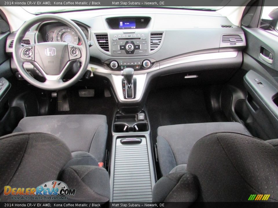 2014 Honda CR-V EX AWD Kona Coffee Metallic / Black Photo #25