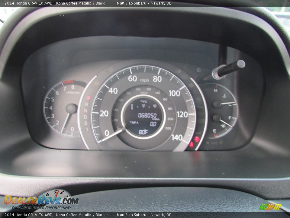 2014 Honda CR-V EX AWD Kona Coffee Metallic / Black Photo #28