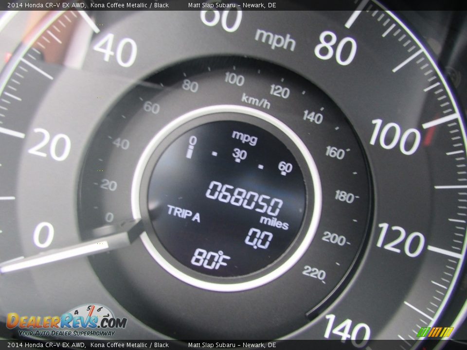 2014 Honda CR-V EX AWD Kona Coffee Metallic / Black Photo #29