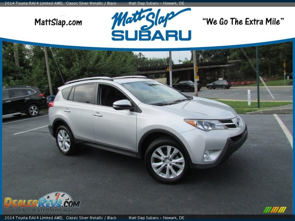 2014 Toyota RAV4 Limited AWD Classic Silver Metallic / Black Photo #1