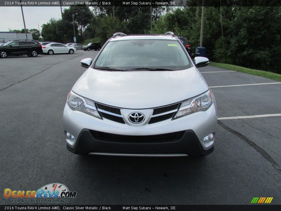 2014 Toyota RAV4 Limited AWD Classic Silver Metallic / Black Photo #3