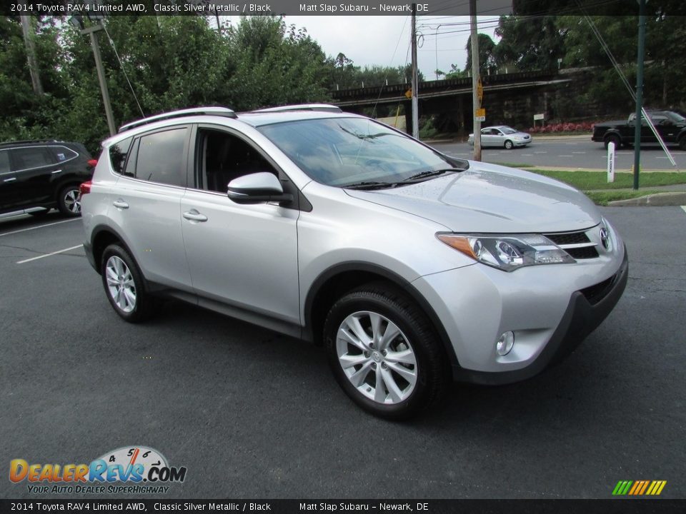 2014 Toyota RAV4 Limited AWD Classic Silver Metallic / Black Photo #4