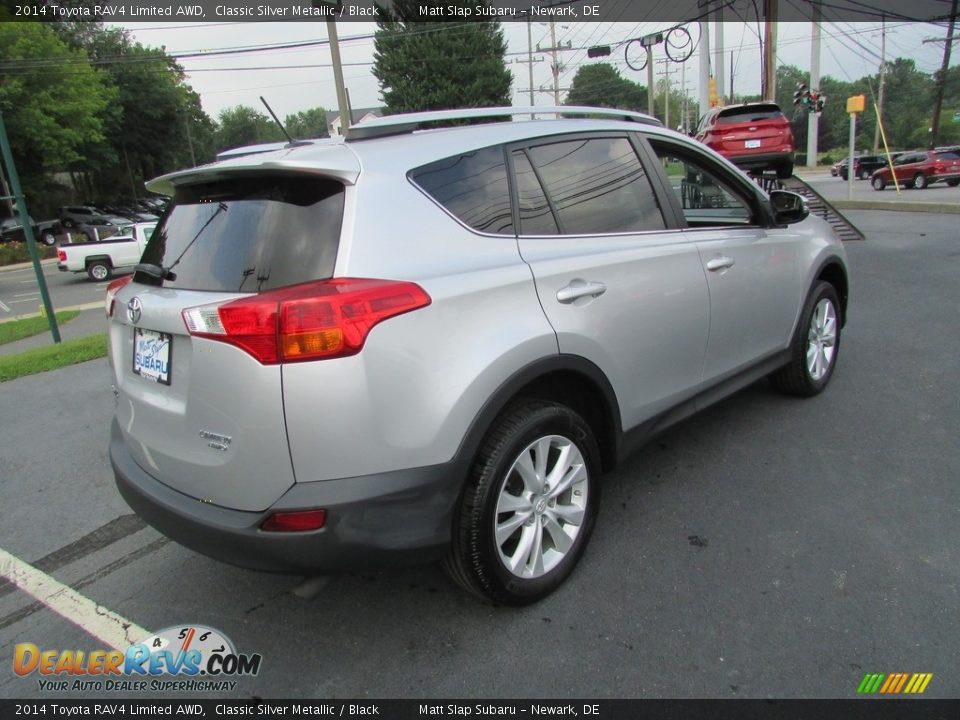 2014 Toyota RAV4 Limited AWD Classic Silver Metallic / Black Photo #6