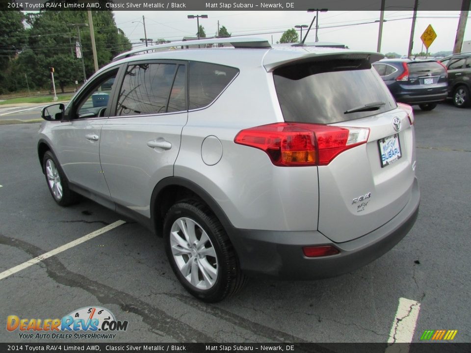 2014 Toyota RAV4 Limited AWD Classic Silver Metallic / Black Photo #8