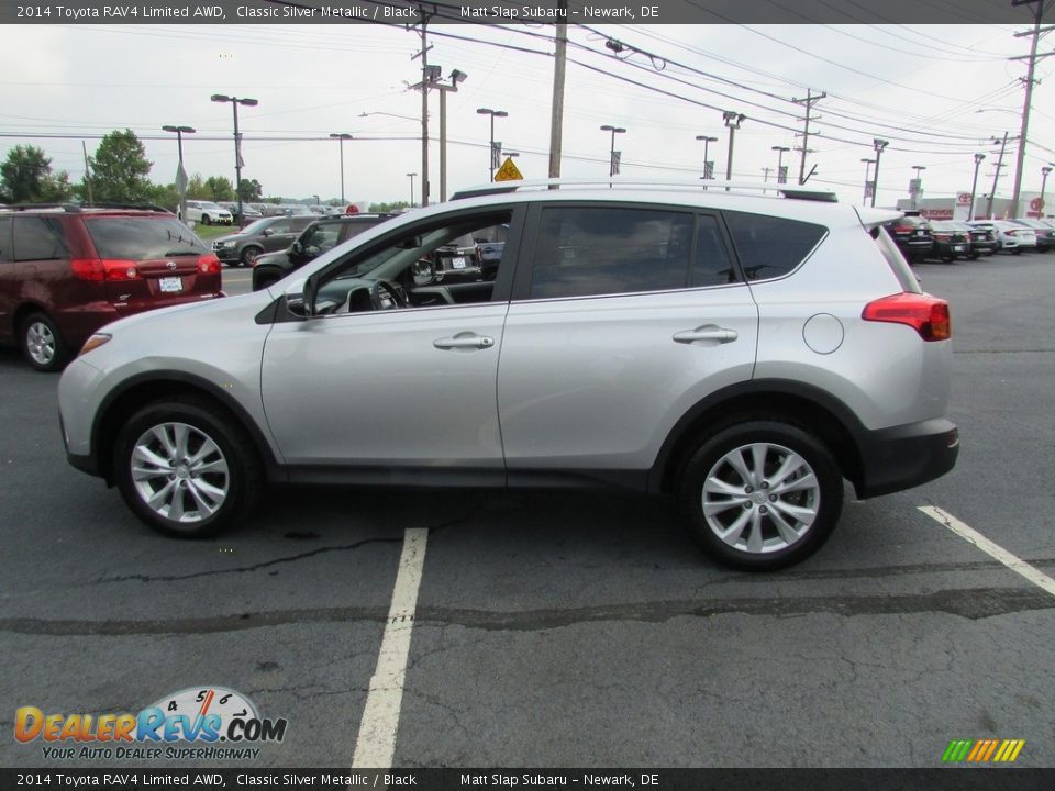 2014 Toyota RAV4 Limited AWD Classic Silver Metallic / Black Photo #9