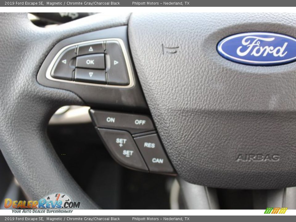 2019 Ford Escape SE Magnetic / Chromite Gray/Charcoal Black Photo #12