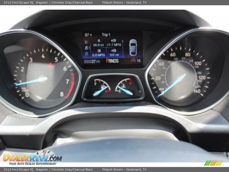 2019 Ford Escape SE Magnetic / Chromite Gray/Charcoal Black Photo #14