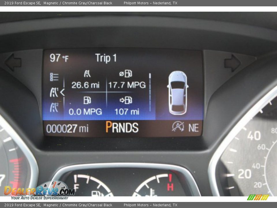 2019 Ford Escape SE Magnetic / Chromite Gray/Charcoal Black Photo #15