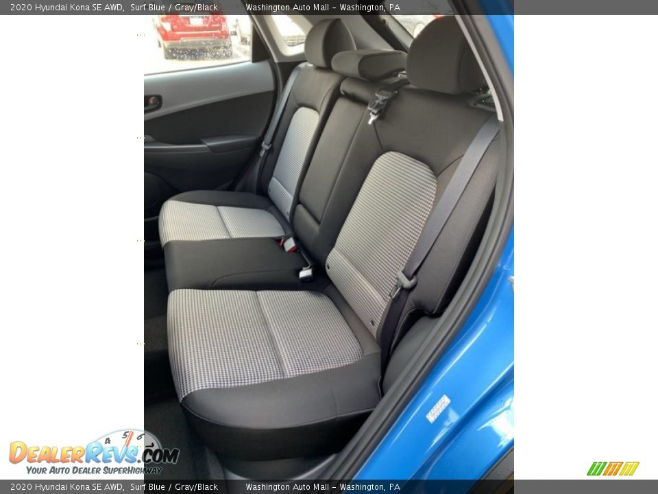 Rear Seat of 2020 Hyundai Kona SE AWD Photo #19