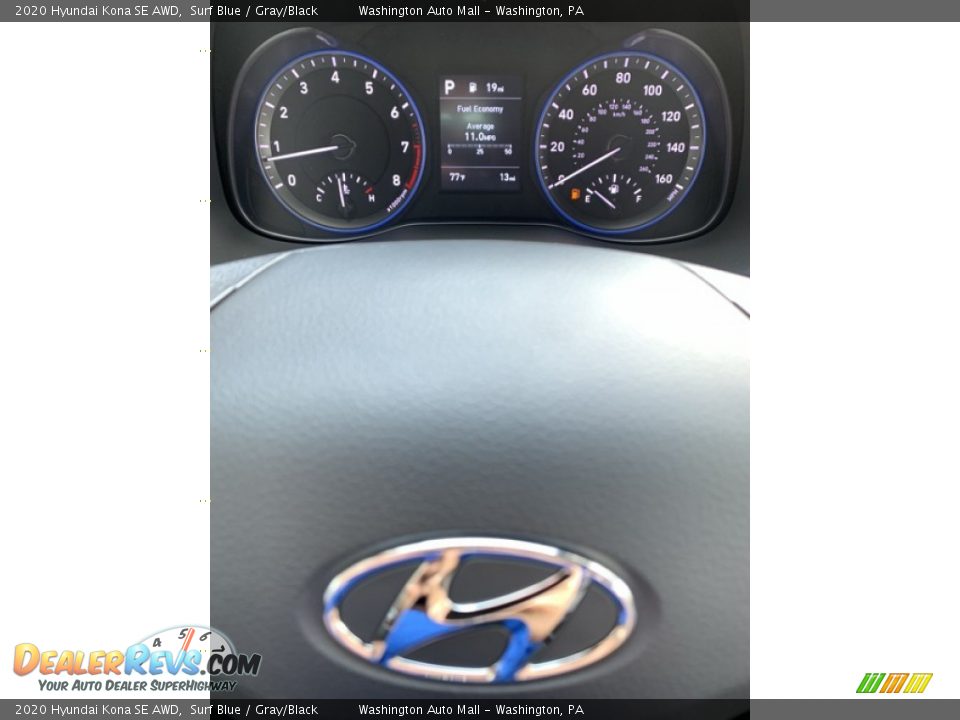 2020 Hyundai Kona SE AWD Gauges Photo #31