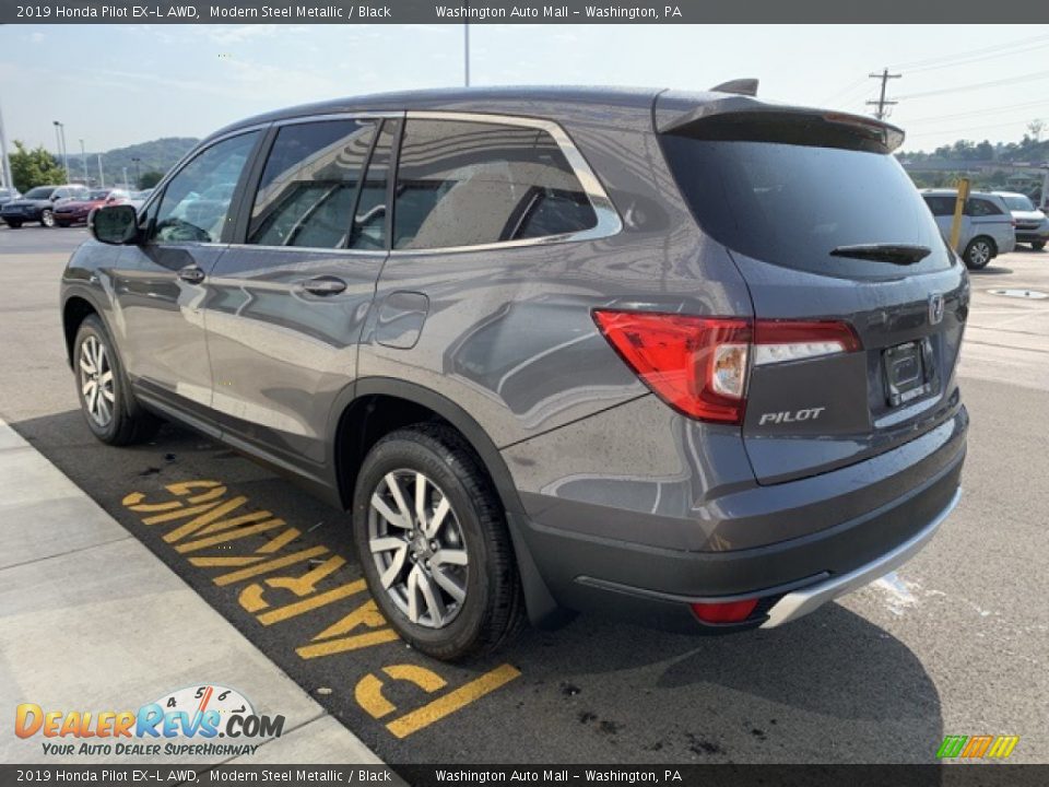 2019 Honda Pilot EX-L AWD Modern Steel Metallic / Black Photo #5