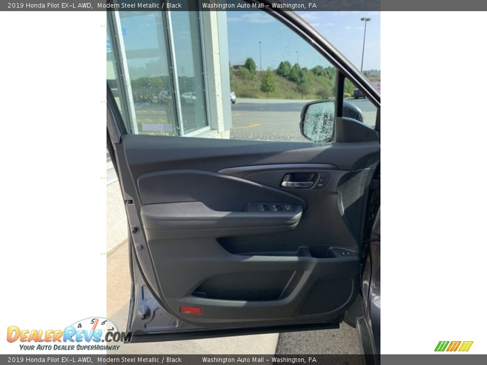 2019 Honda Pilot EX-L AWD Modern Steel Metallic / Black Photo #10