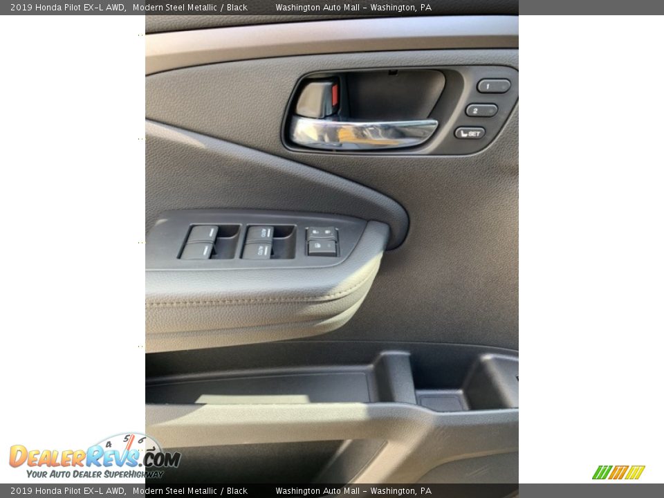 2019 Honda Pilot EX-L AWD Modern Steel Metallic / Black Photo #11