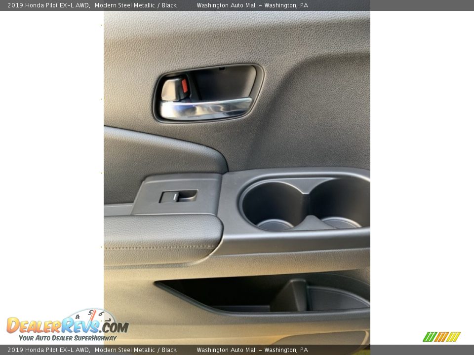 2019 Honda Pilot EX-L AWD Modern Steel Metallic / Black Photo #17
