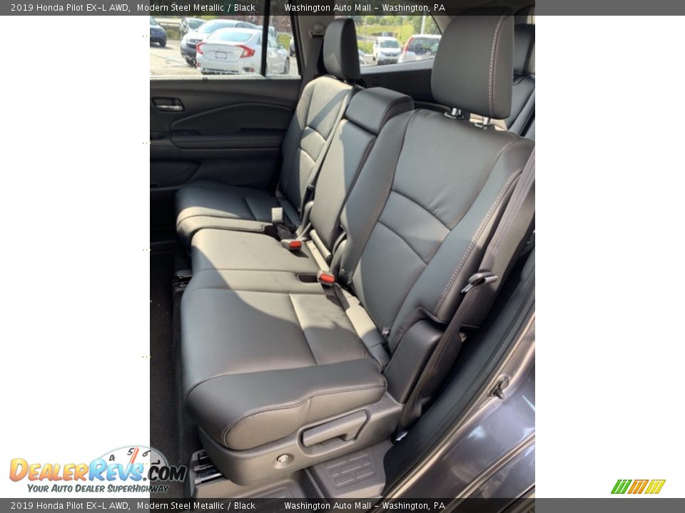 2019 Honda Pilot EX-L AWD Modern Steel Metallic / Black Photo #18