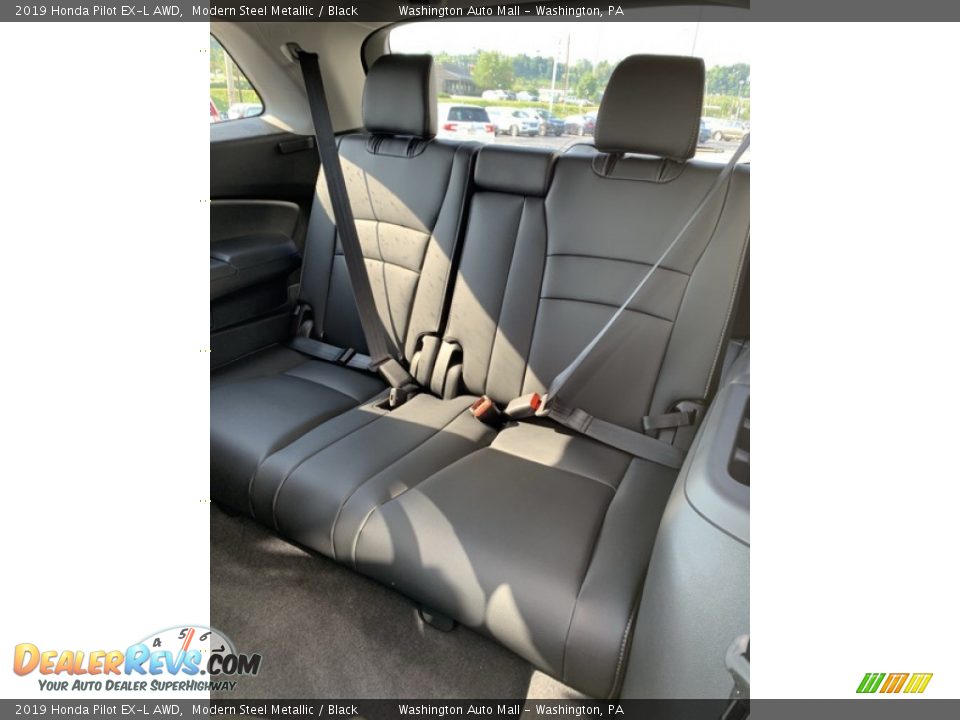 2019 Honda Pilot EX-L AWD Modern Steel Metallic / Black Photo #21