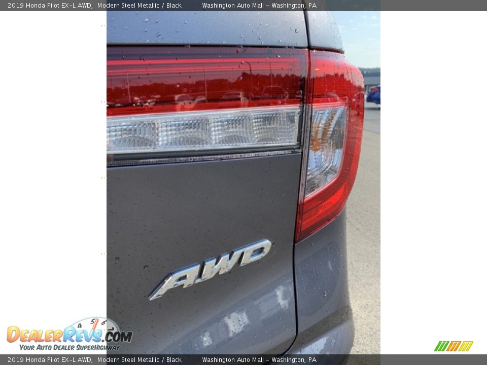 2019 Honda Pilot EX-L AWD Modern Steel Metallic / Black Photo #25