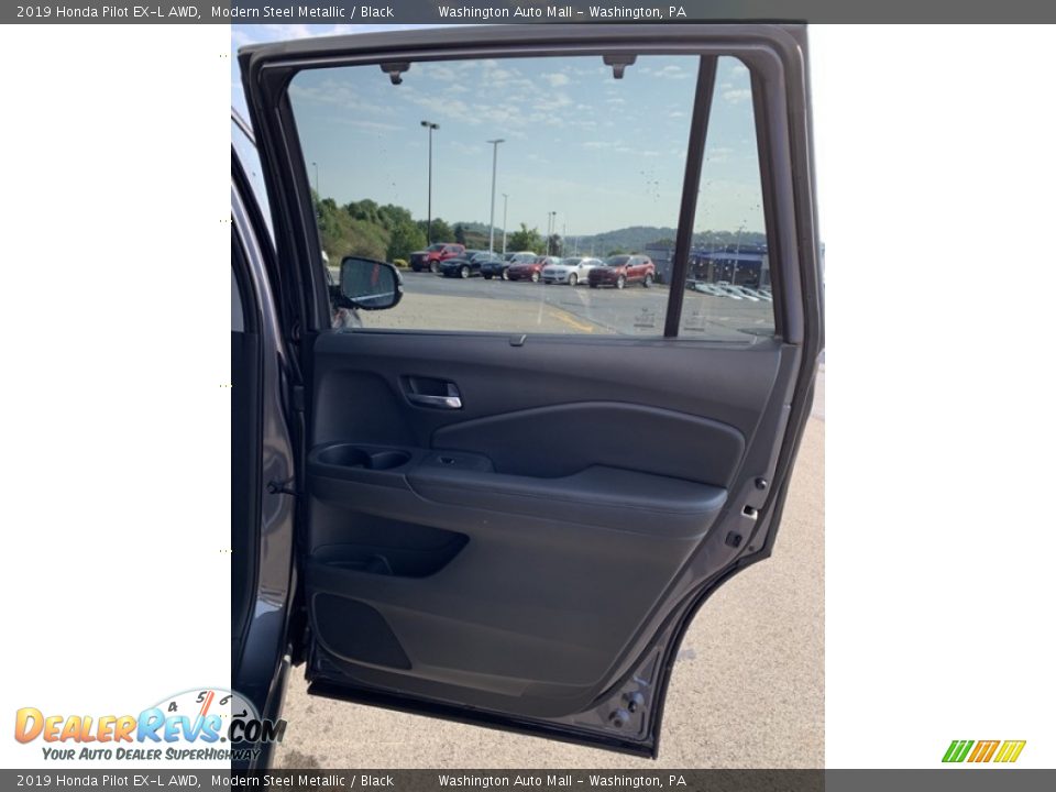 2019 Honda Pilot EX-L AWD Modern Steel Metallic / Black Photo #26
