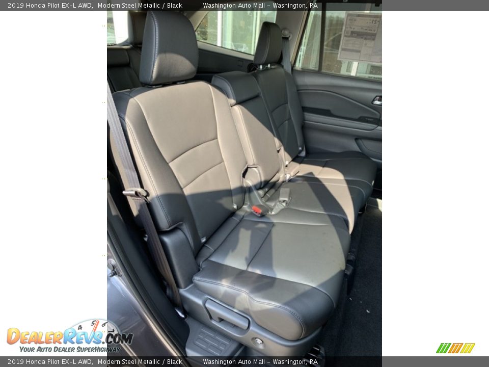 2019 Honda Pilot EX-L AWD Modern Steel Metallic / Black Photo #27