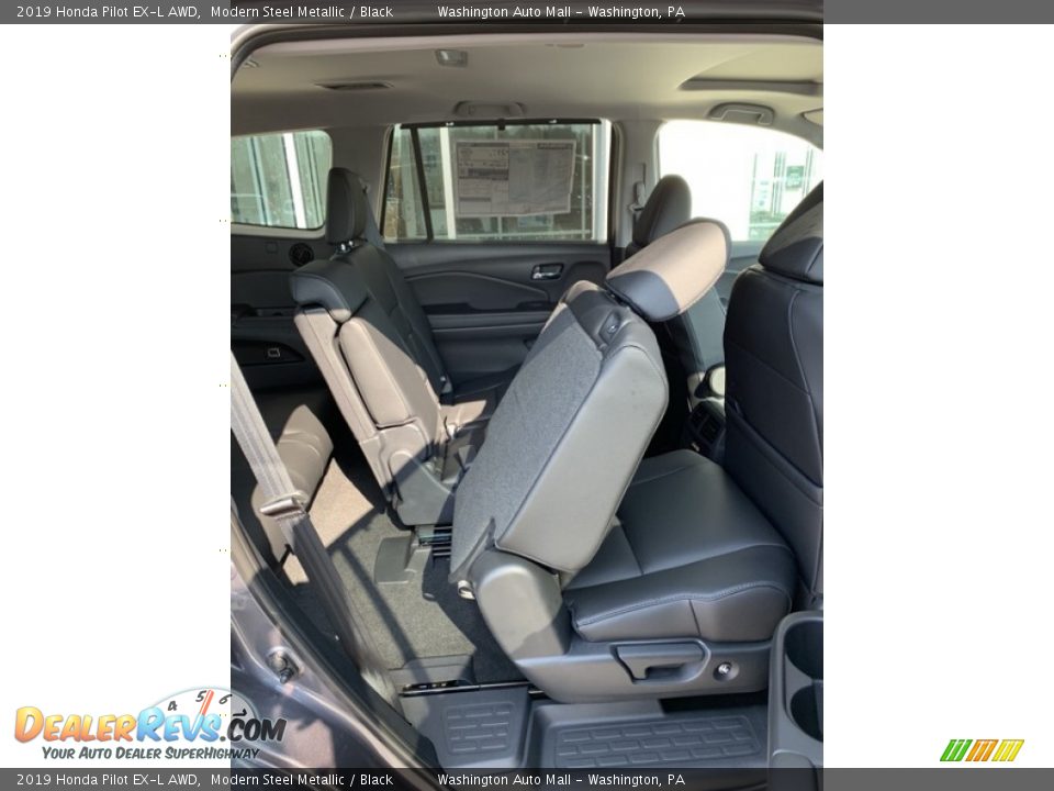 2019 Honda Pilot EX-L AWD Modern Steel Metallic / Black Photo #28