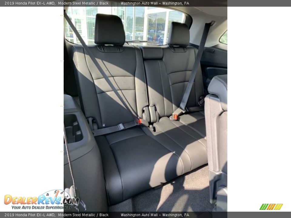 2019 Honda Pilot EX-L AWD Modern Steel Metallic / Black Photo #29