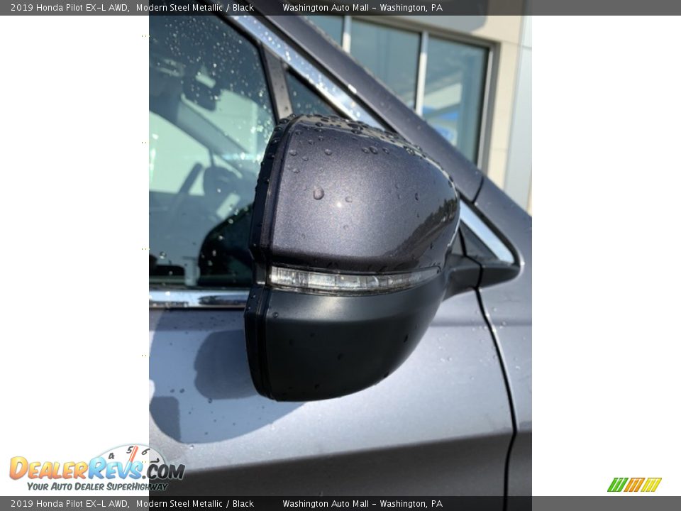 2019 Honda Pilot EX-L AWD Modern Steel Metallic / Black Photo #34