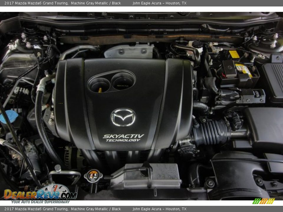 2017 Mazda Mazda6 Grand Touring Machine Gray Metallic / Black Photo #27