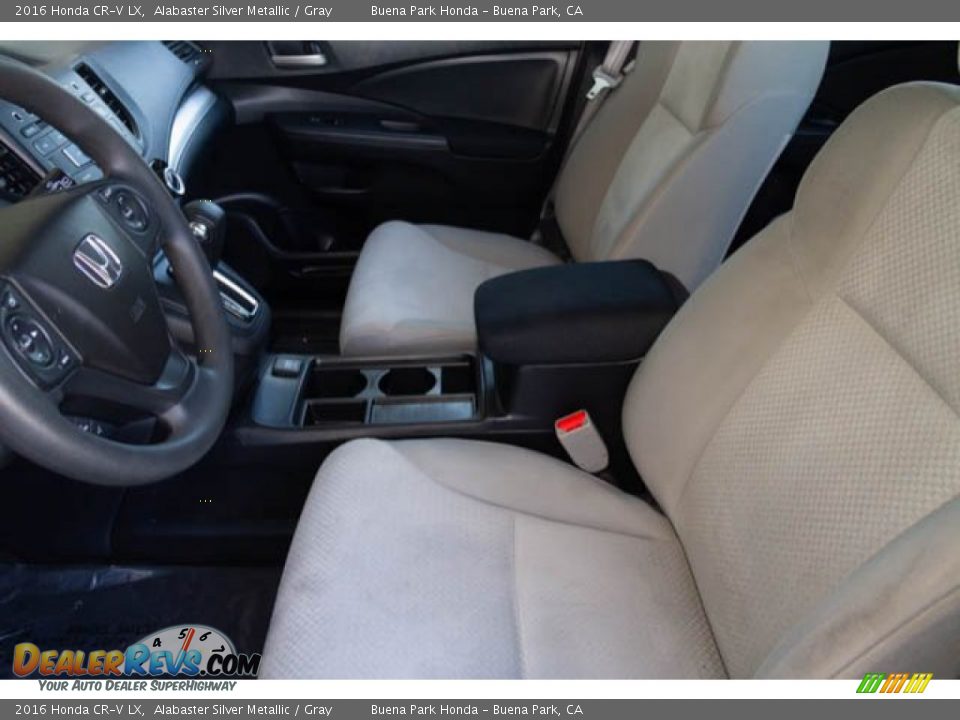 2016 Honda CR-V LX Alabaster Silver Metallic / Gray Photo #3
