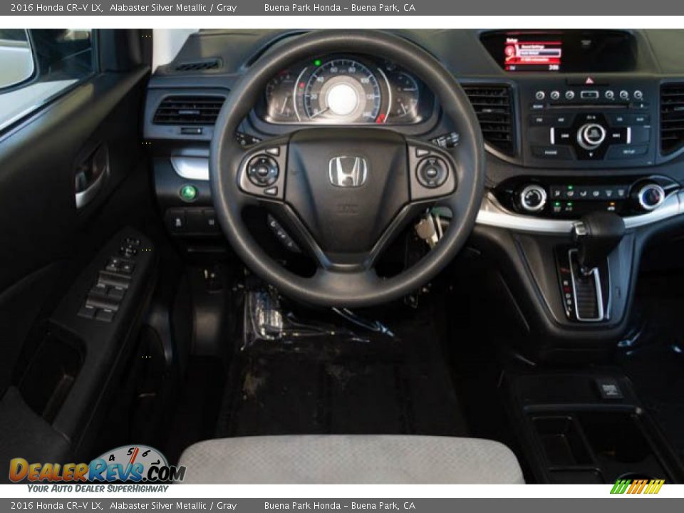 2016 Honda CR-V LX Alabaster Silver Metallic / Gray Photo #5