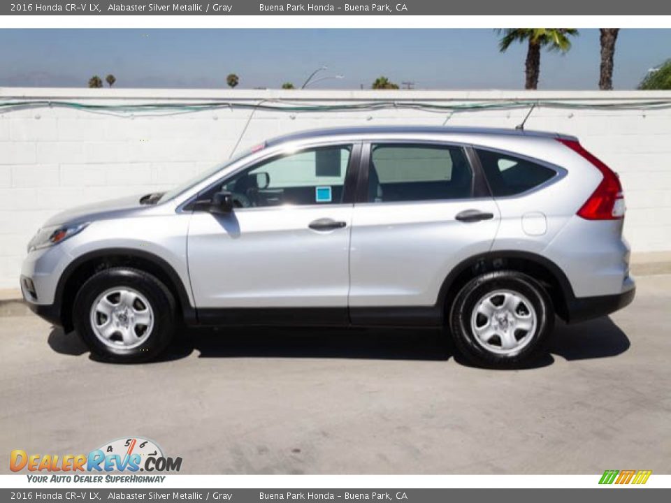 2016 Honda CR-V LX Alabaster Silver Metallic / Gray Photo #10