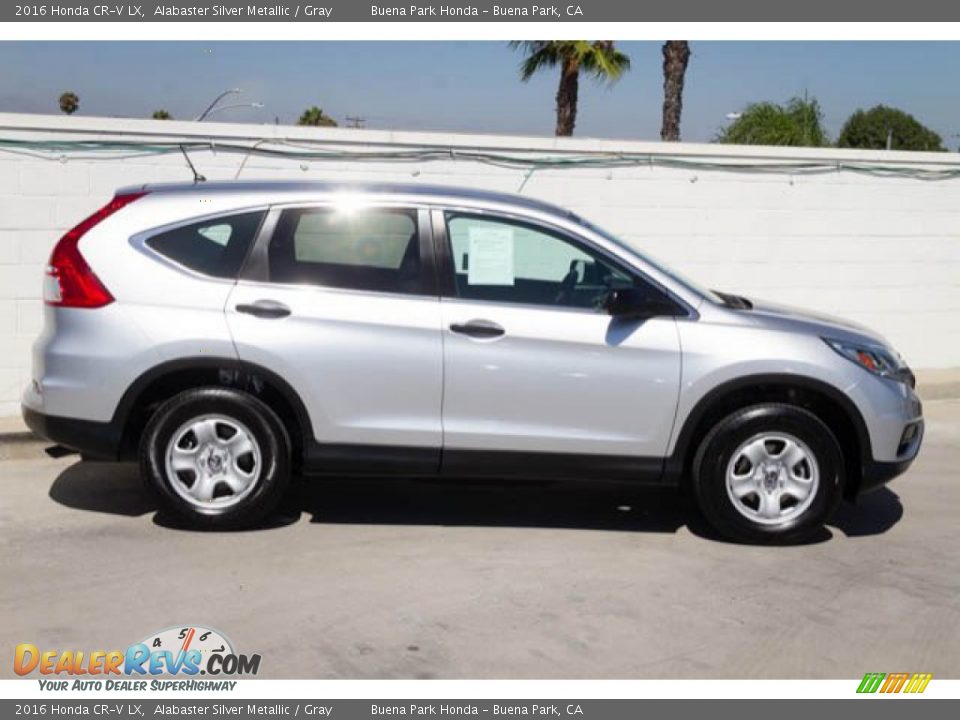 2016 Honda CR-V LX Alabaster Silver Metallic / Gray Photo #12