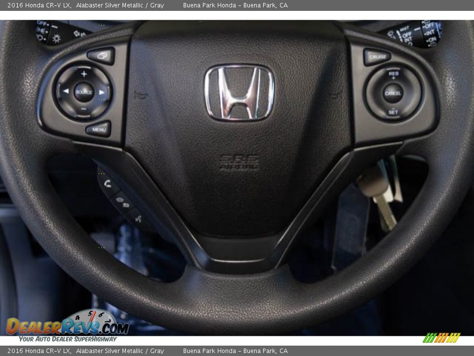 2016 Honda CR-V LX Alabaster Silver Metallic / Gray Photo #13